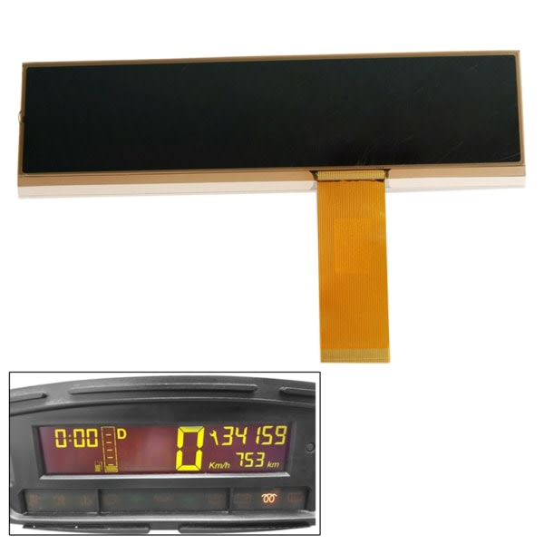 LCD-skärm för Microcar MC1 MC2 M. Go Cockpit Tool Speedometer-skärm szq