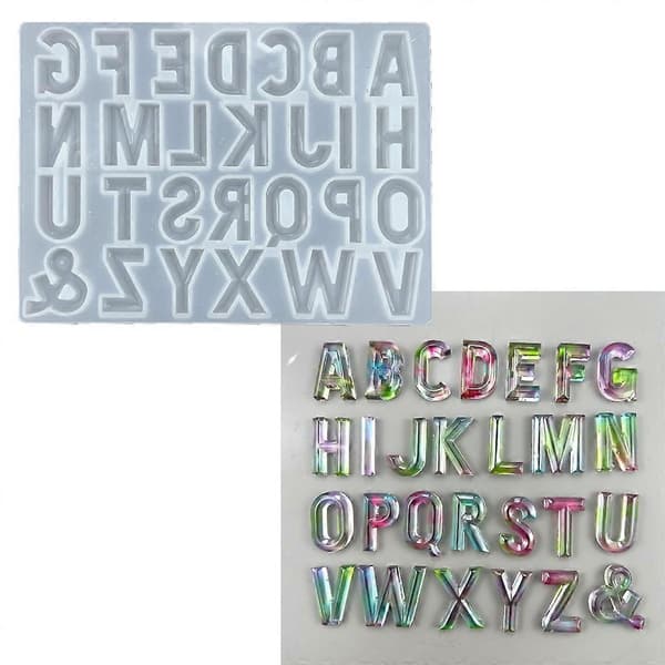 Silikone Epoxy Resin Støbeforme Silikone Resin Forme Store Bogstaver_tfrf