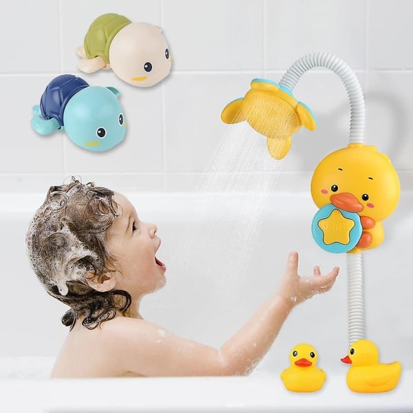 Baby badelegetøj, håndbruser sprinkler havskildpadde badelegetøj Bubble Crab Bubble Crab