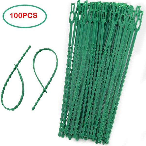 50/100 stk Genanvendelige Plaststøtteclips Klemmer s Hængende Vine 100stk