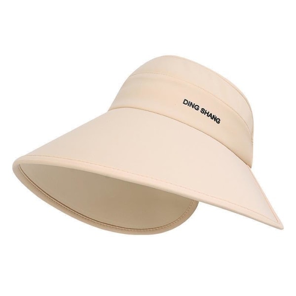 Hopfällbar keps hatt solhatt dam sommar solhatt med stor brätte gjord av is - gray