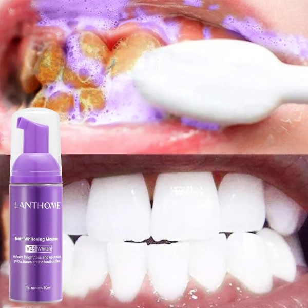 Tannbleking Booster Fargekorrigerende Lila Tannbleking 50ml null ingen