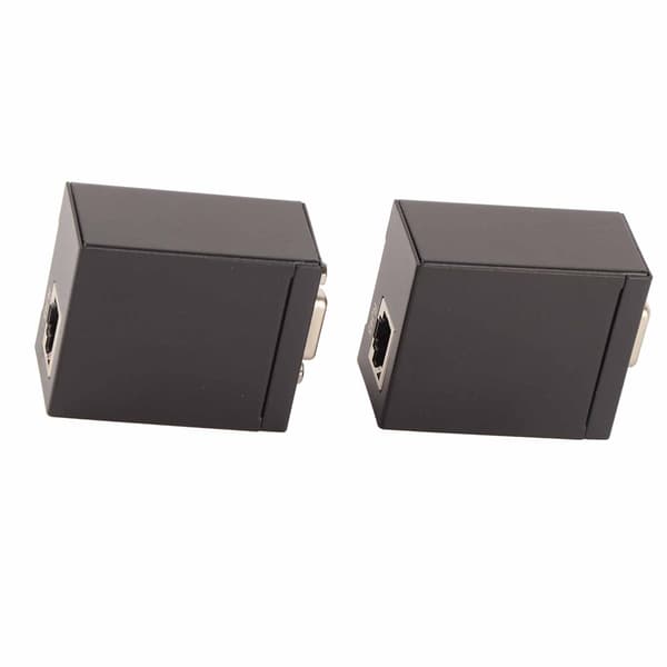 60M VGA RJ45 Extender Sender Mottaker CAT‑5 / 6 Ethernet-kabel