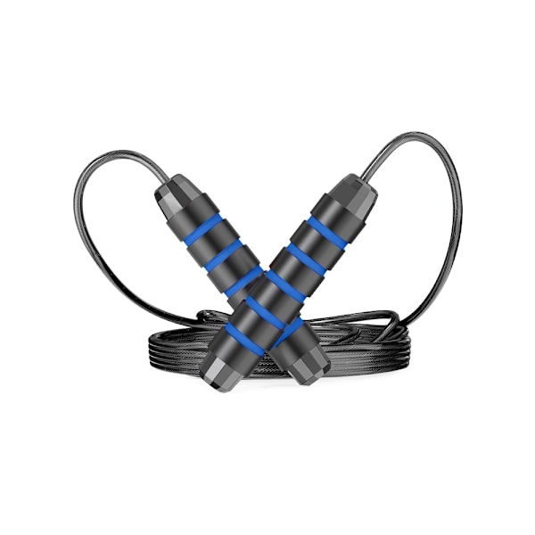 Hopprep med Kullager - Speed Rope Blue Blå