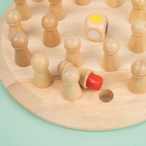 Træpuslespil Memory Match Stick Montessori Legetøj M