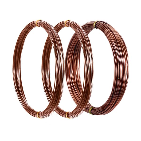 3-pack Bonsaitråd Bonsaitränings trådar Anodiserad aluminium