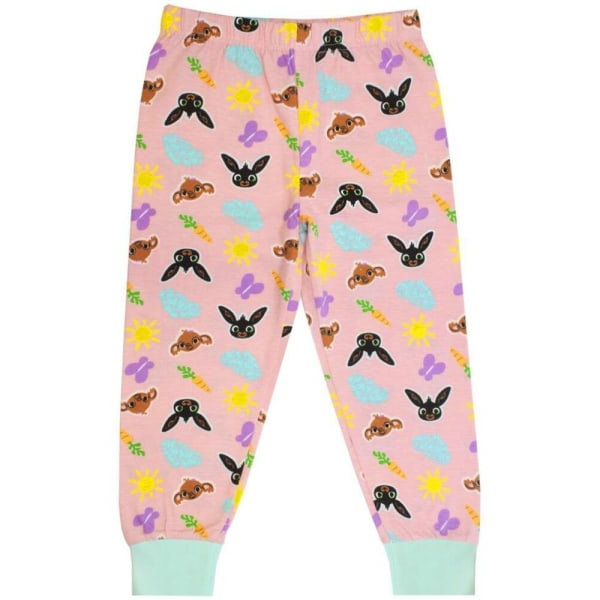 Bing Bunny Pige Pyjamasæt med Lange Ærmer 2-3 år Rosa/Mint 2-3 år