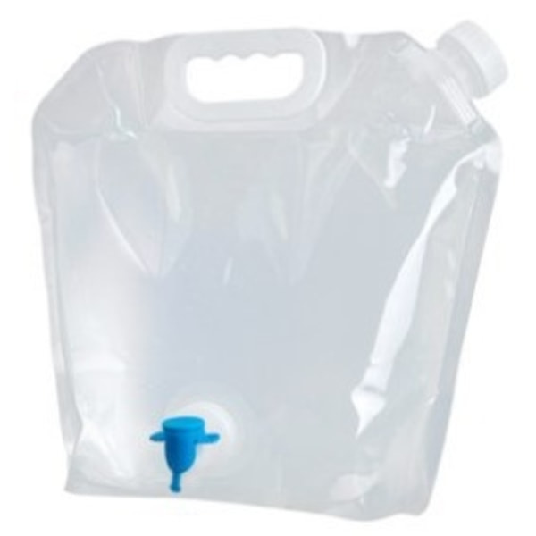 Vattendunk i plast, 10 liter, vit, med kran 10L vit med kran