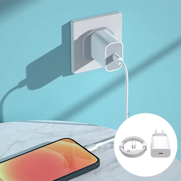 iPhonen pikalaturi USB-C 20W virtalähde 2m kaapelilla