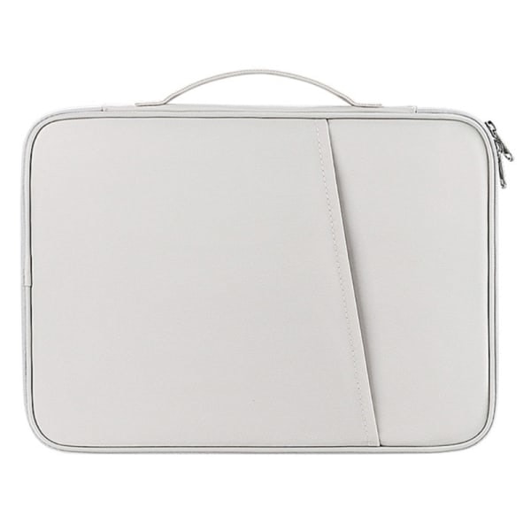 Laptopväska för affärer, bärbar datorväska för 10,8-12,9 tum, 13 tum Vit White 13 inches
