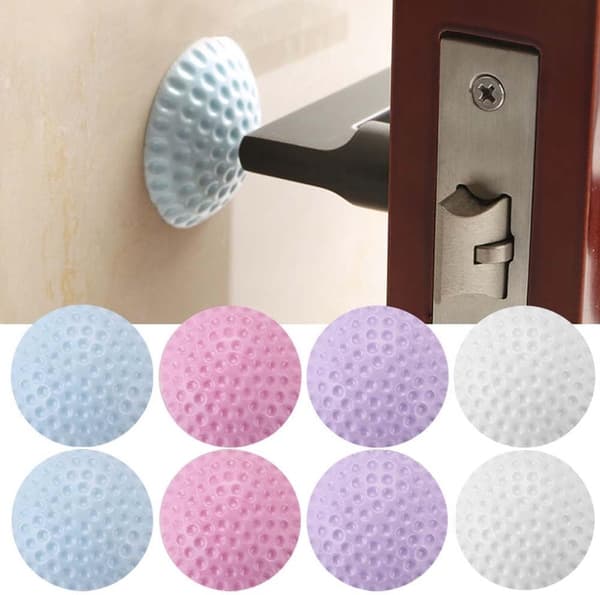 8 Pieces - Self-adhesive - Wall Protector - Door Protector - Silicone - Door Stopper - Door Handle - Door Bumper - Door Handle Buffer