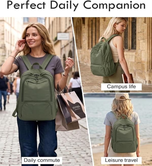 Packbar Lättviktsryggsäck, Vattenresistent Nylon Daypack med 20L Kapacitet för Resor Vandring Högskola Daglig Användning, Blå