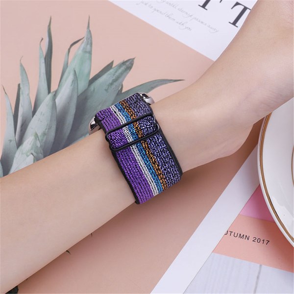 Nylon Loop-armbånd til Apple Watch Light Leopard 42/44mm