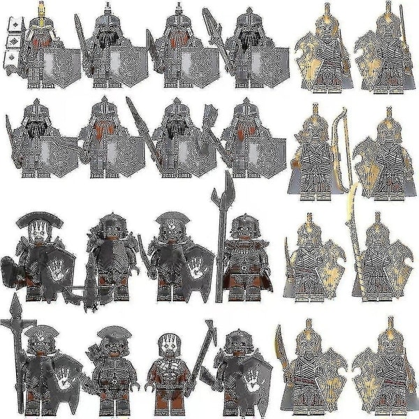 24 stk Ringenes Herre Byggeklodser Minifigurer Legetøj