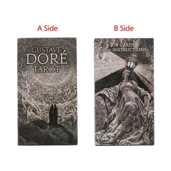 Gustave Dore Tarot-kortit Profetia Kohtalon ennustaminen Pakka Perhe Multicolor one size