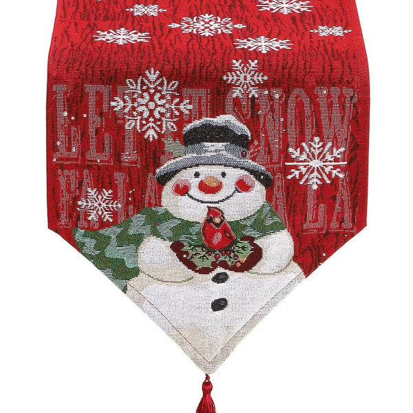 Snowman bordsduk bomull och linne julprodukter jul