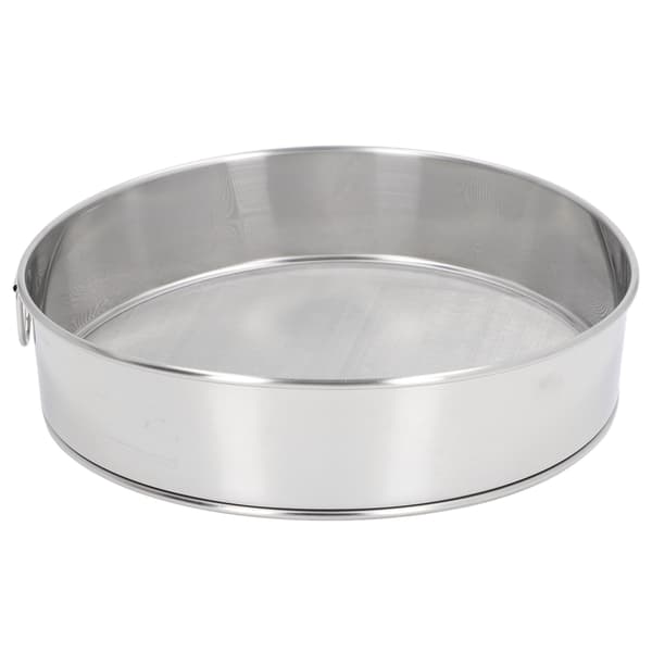 Rund Mel Sigte 80 Mesh 304 Rustfrit Stål Non-Stick Fin Si til Bagning Mel Flormelis Kakao Sølv 8 Tommer