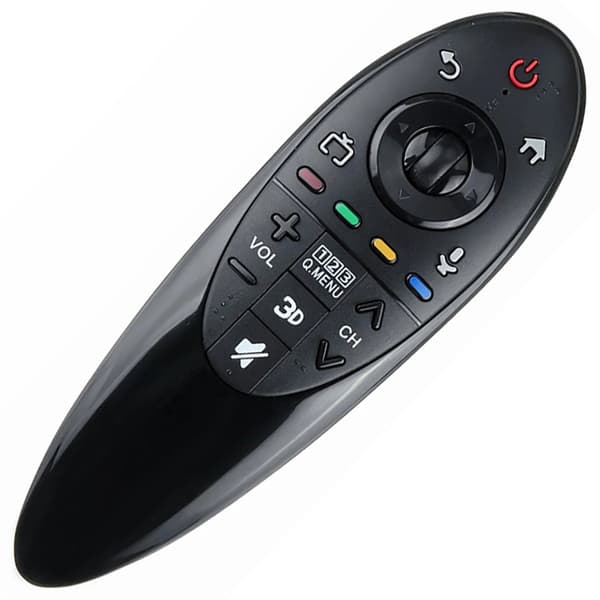 Erstatningsfjernbetjening til LG 3D Smart TV AN-MR500 Engelsk version, ingen stemmefunktion, sort (batterier medfølger ikke)