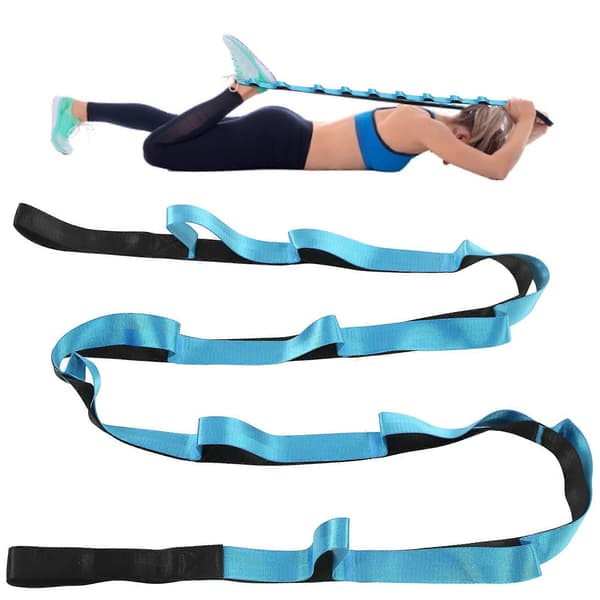 Stretch Strap Yoga Nylon Elastiskt Band Träningsutrustning för Hemmaträning Flexibilitet Pilates_tfrf