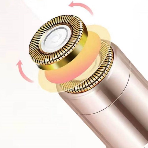 CDQ Smärtfri hårborttagare för kvinner med laddningsbart batteri vitt/roséguld