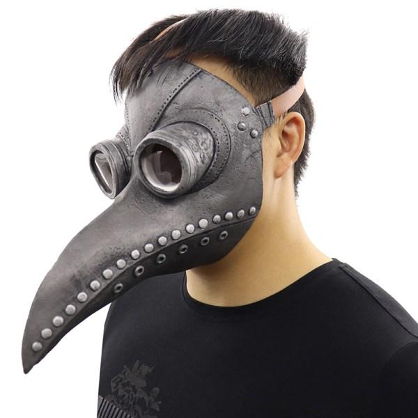 Cosplay-juhlat Steampunk-lintumaskit Ruttolääkäri-asu Musta SQBB