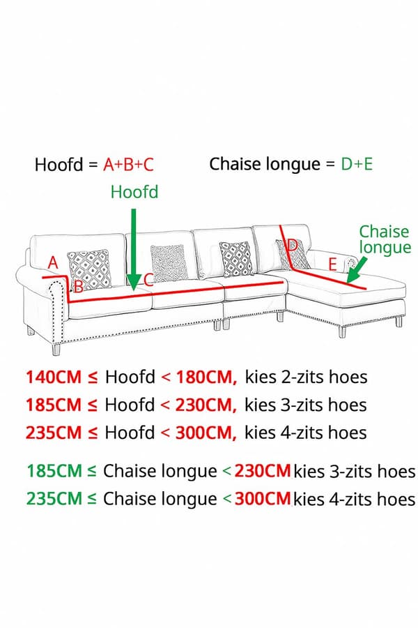 Vanntett sofatrekk - Vinrød jacquardbladmønster - For 3-seters sofa (185-230 cm)