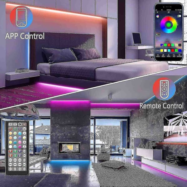 Led Lampor Bluetooth Rgb Lampor Led Tejp Lampor-Perfet 15m_tfrf 15m