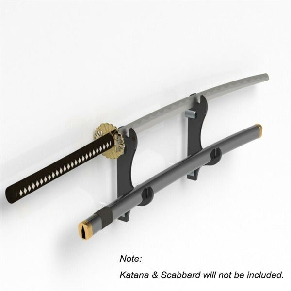 Aleko Sword Stand 19,5 X 8,5 Cm Katana veggfäste for Katana / Sword null ingen