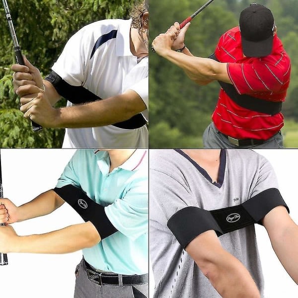 Profesjonell Elastisk Golf Swing Trener Svart