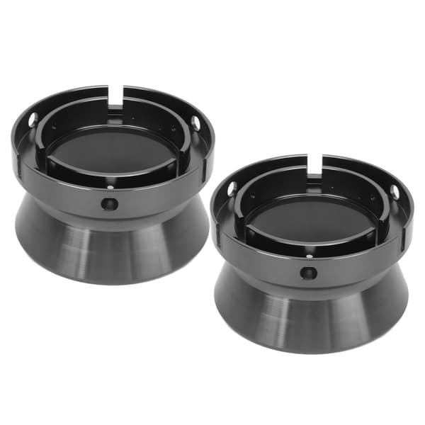 1 par 10 tommer NAB-navadaptere poleret aluminiumslegering åbner universel lastningsenhed til Studer ReVox til Akai (grå)