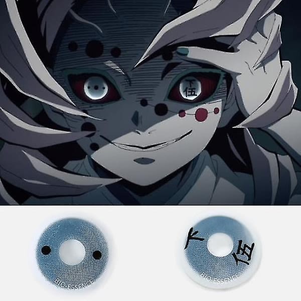 Kontaktlinser Nezuko Cosplay Anime Ögonkontakter Demon Slayer Cosplaylinser 1 Par Cosplay Färg