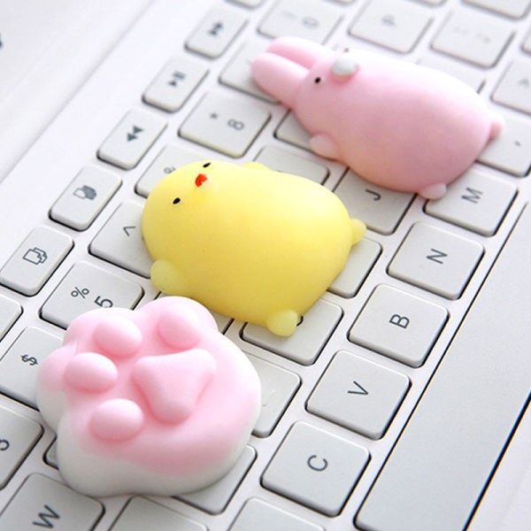 30 stk Mochi Squishies Legetøj (Stil tilfældig), Kawaii Squishies Legetøj