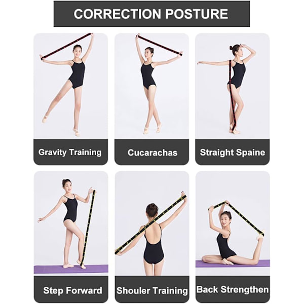 Elastisk treningsstrikk, elastisk yogastrikk, justerbar elastisk strikk_tfrf