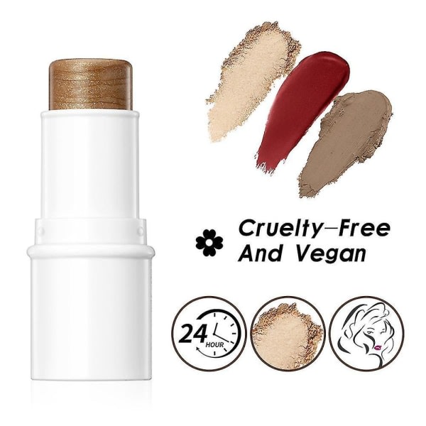 1. Multifunksjonell Makeup Stick Highlighter Blush Lip Balm