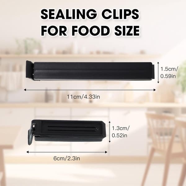 30 klips for matposer - og chipsposer - snacksklemme - Friskhetsgriper