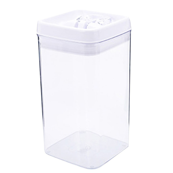 Lufttäta Förvaringsbehållare för Mat med Lock, Plastbehållare för Köksförråd, Spannmål, Ris, Pasta, Mjöl och Socker (0,5L)