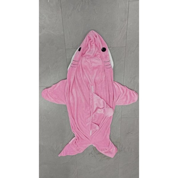 Haj filt pyjamas Shark Blanket Hoodie Vuxen Shark Bärbarfilt Grå M (130*70cm) Grå M (130*70cm)