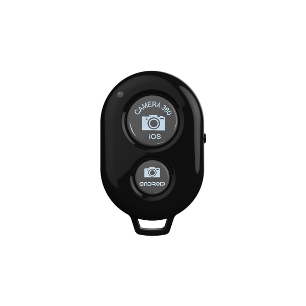 Trådlös Bluetooth fjärrkontroll för telefon iPhone Samsung Annan smartphonekamera Kompatibel med alla IOS- och Android-enheter - Svart
