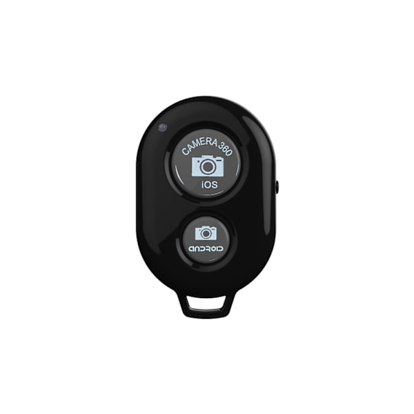 Trådløs Bluetooth-fjernbetjening til telefon iPhone Samsung Andre smartphones Kamera Kompatibel med alle IOS- og Android-enheder - Sort