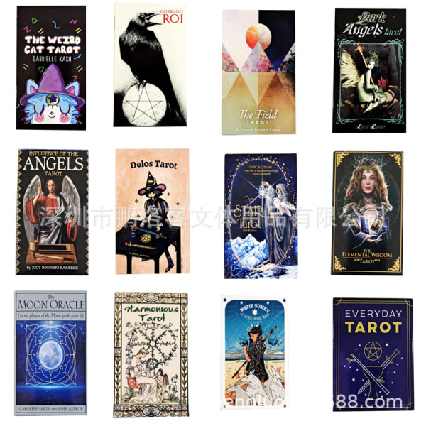 Hjul Tarot Tarot Spådomskort Oracle Bräde Solitaire zdq