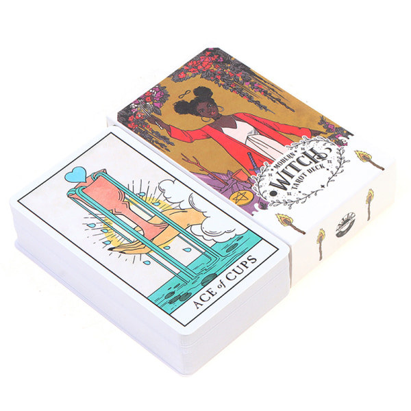 Moderni noita Tarot englanninkielinen ennustuspelikortti ennustus monivärinen onesize