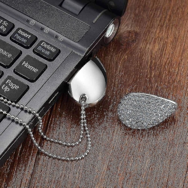 USB tikku, Premium USB 3.0, Diamond Heart Shape 32gb USB valkoinen