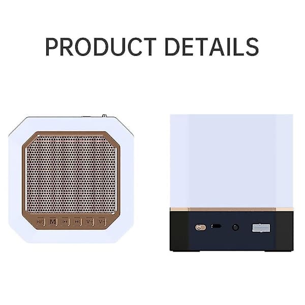 Bluetooth-kompatibel Koran-høyttaler med LED-nattslys for smart appkontroll Azan