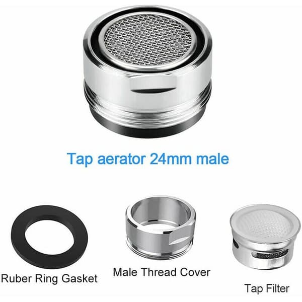 Innovative Adapter Kit, Converts Male & Female Threads, Chrome-Plated Brass for Enhanced Durability, Offers Flexibility in Plumbing Solutions