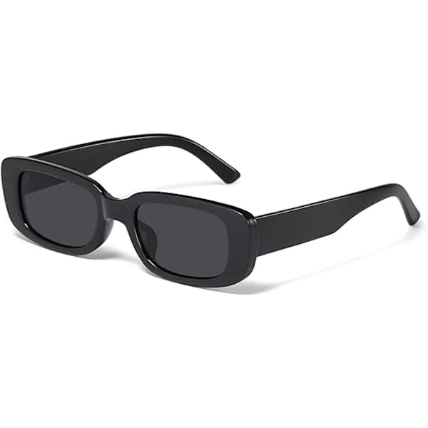 Rectangular Sunglasses for Women and Men, Trendy Y2k Retro 90s Sunglasses UV400 Protection, Cool Square Frames_tfrf
