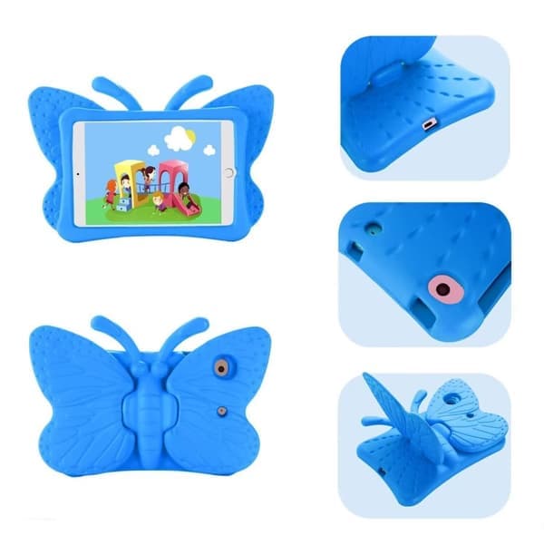 Fjärilsskal för iPad Mini 1/2/3/4/5, (7,9\"), blå—pa