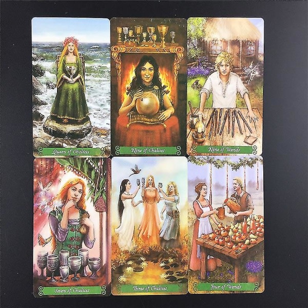 The Green Witch Tarot Cards Deck Party Brädspel Oracle Playing Card45st Ts24 zdq