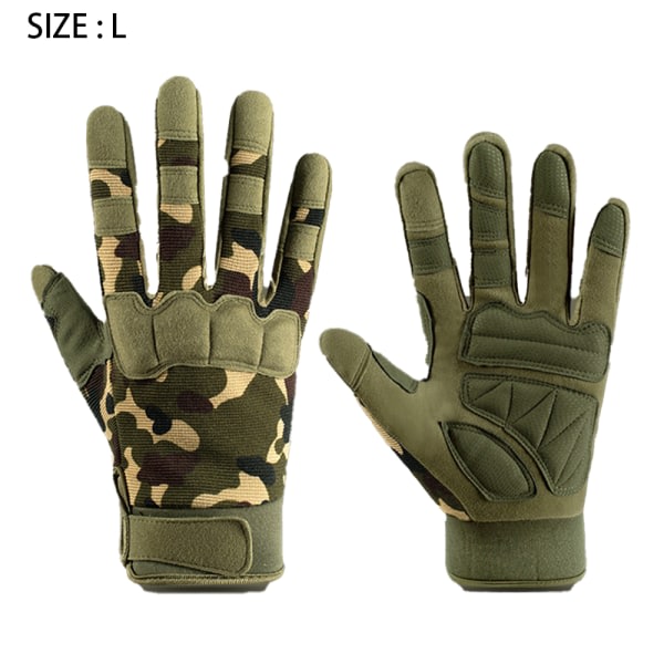 CDQ Toimivat taktiset paintball-mekaanikot kaikki sormet sotilaalliset Paratrooper pitkät sormet Camo Green L