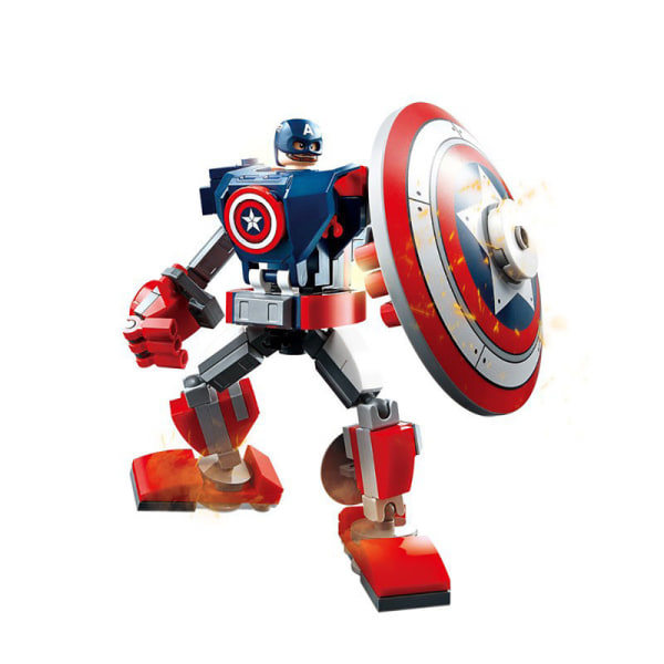 Superhelte-eventyr - Legetøj med Marvel-tema til fantasifulde legetimer - Kaptajn Amerika