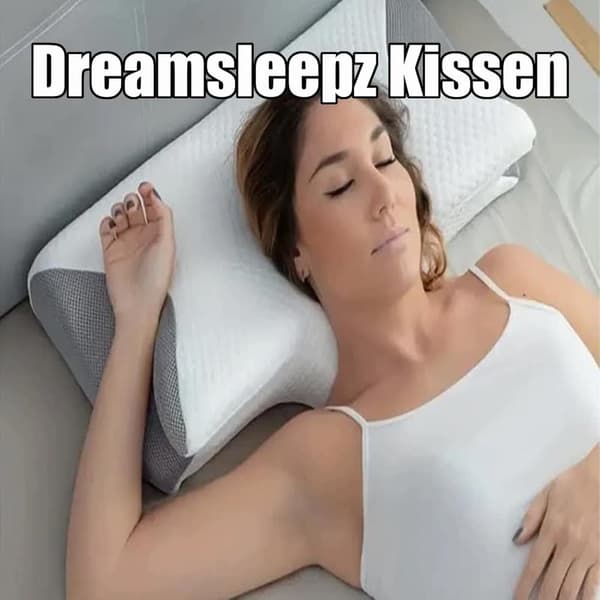 Ortopedisk Kudde / Memory Foam Kudde – Andningsbar & Lindrar Nacksmärta_TF_TF Grå
